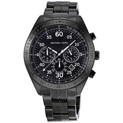 michael kors mk8139|michael kors black chronograph watch.